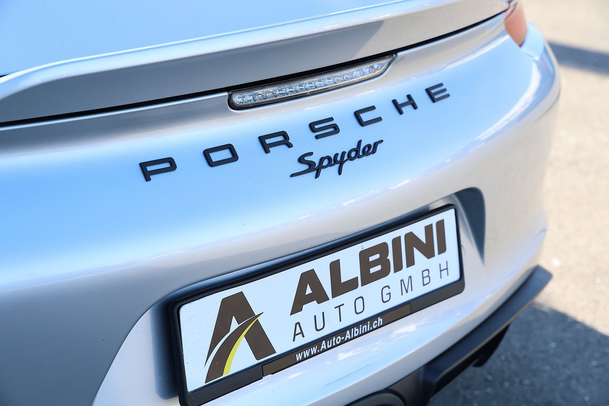 PORSCHE Boxster Spyder 3.8 *Porsche Approved*, Benzin, Occasion / Gebraucht, Handschaltung - 7