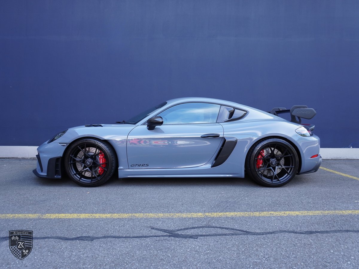 PORSCHE Cayman GT4 RS arktikgrau PDK [ Weissach-Paket ] [ Clubsport-, Benzin, Occasion / Gebraucht, Automatik - 3