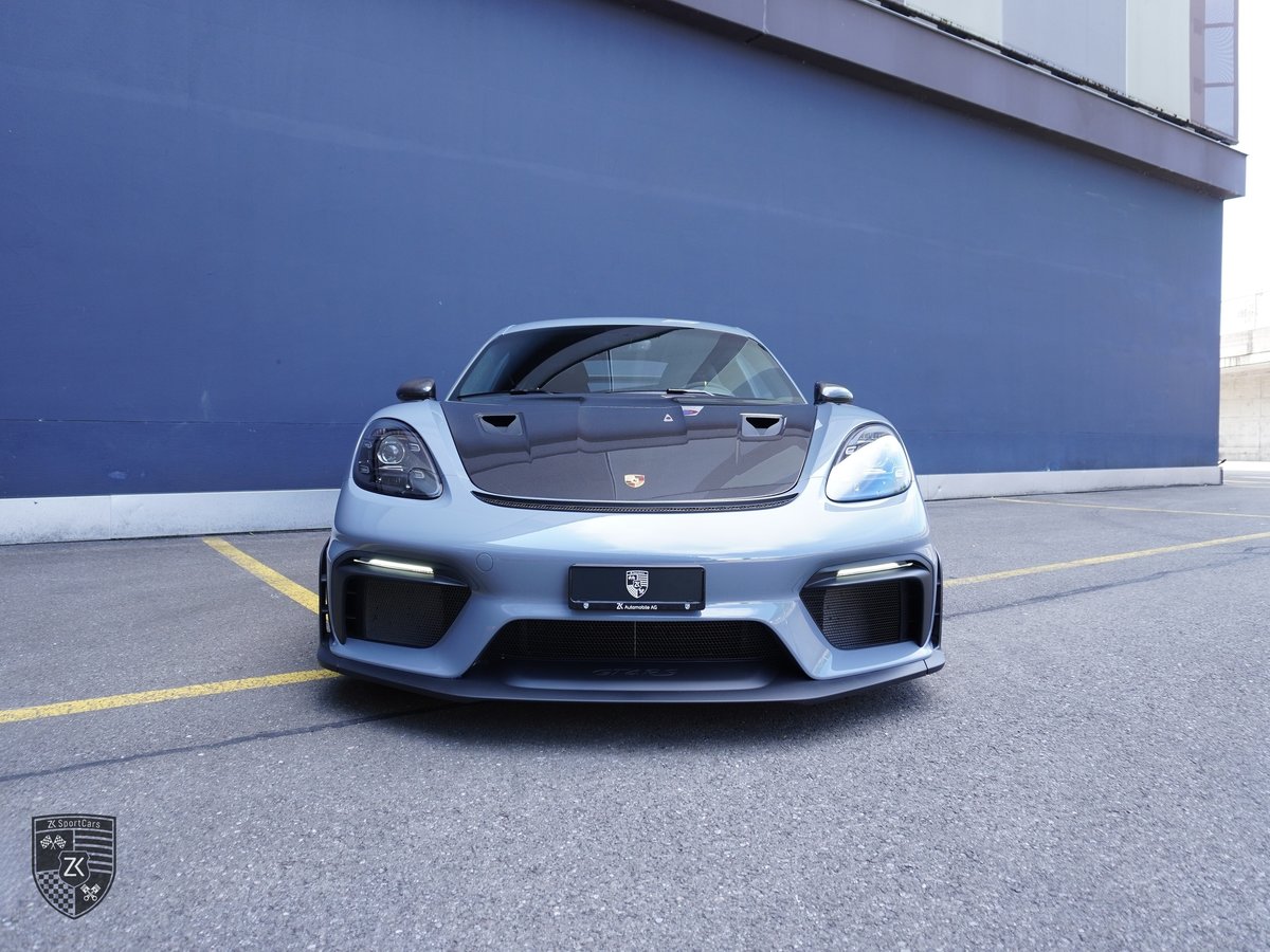 PORSCHE Cayman GT4 RS arktikgrau PDK [ Weissach-Paket ] [ Clubsport-, Benzin, Occasion / Gebraucht, Automatik - 4