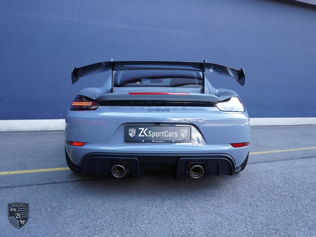 PORSCHE Cayman GT4 RS arktikgrau PDK [ Weissach-Paket ] [ Clubsport-, Benzin, Occasion / Gebraucht, Automatik - 5