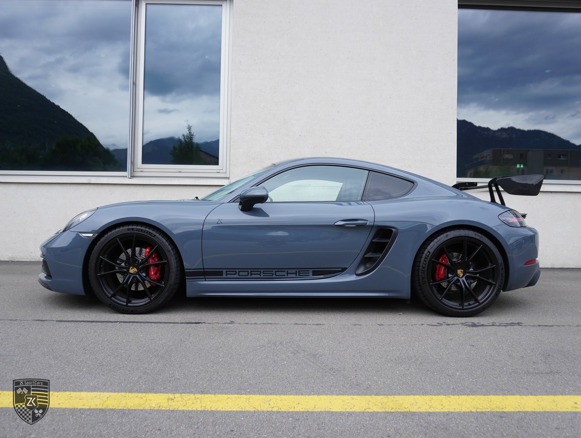 PORSCHE 718 Cayman GTS Graphitblau 2.5 [ Handgeschaltet ] [ Carbon H, Benzina, Occasioni / Usate, Manuale - 3