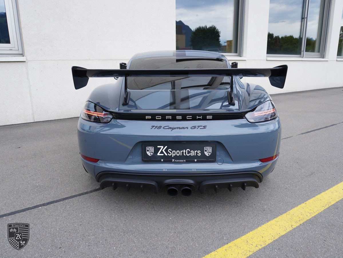 PORSCHE 718 Cayman GTS Graphitblau 2.5 [ Handgeschaltet ] [ Carbon H, Benzina, Occasioni / Usate, Manuale - 5