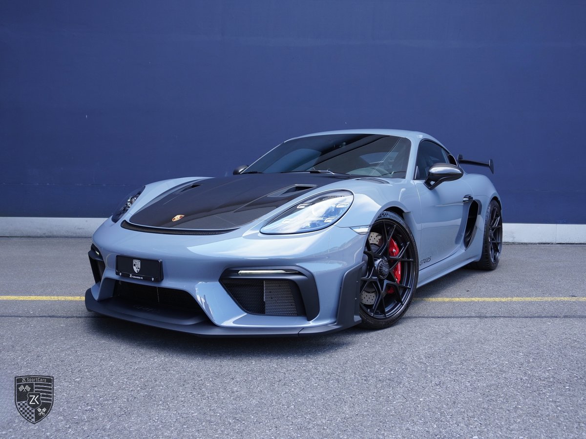 PORSCHE Cayman GT4 RS arktikgrau PDK [ Weissach-Paket ] [ Clubsport-