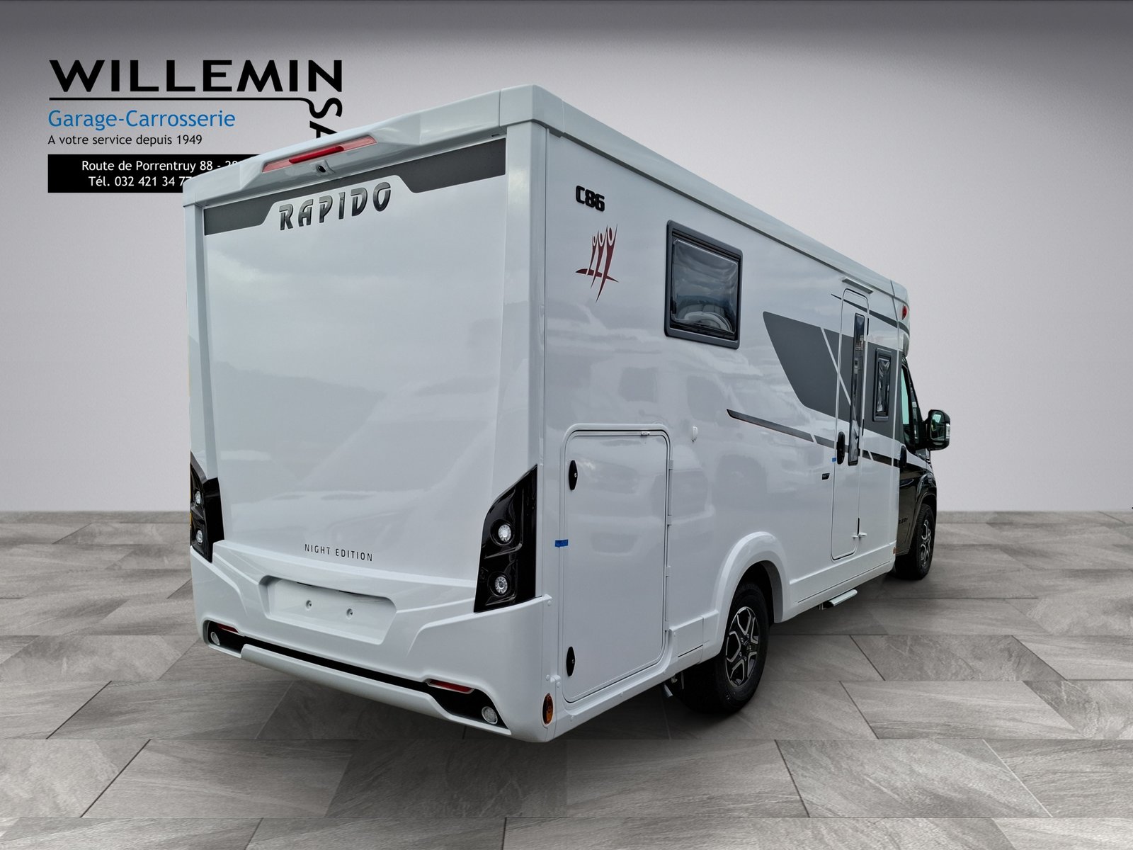 RAPIDO C86 Night Edition Automatique (Chauffage Diesel + Ele, Diesel, Vorführwagen, Automatik - 2