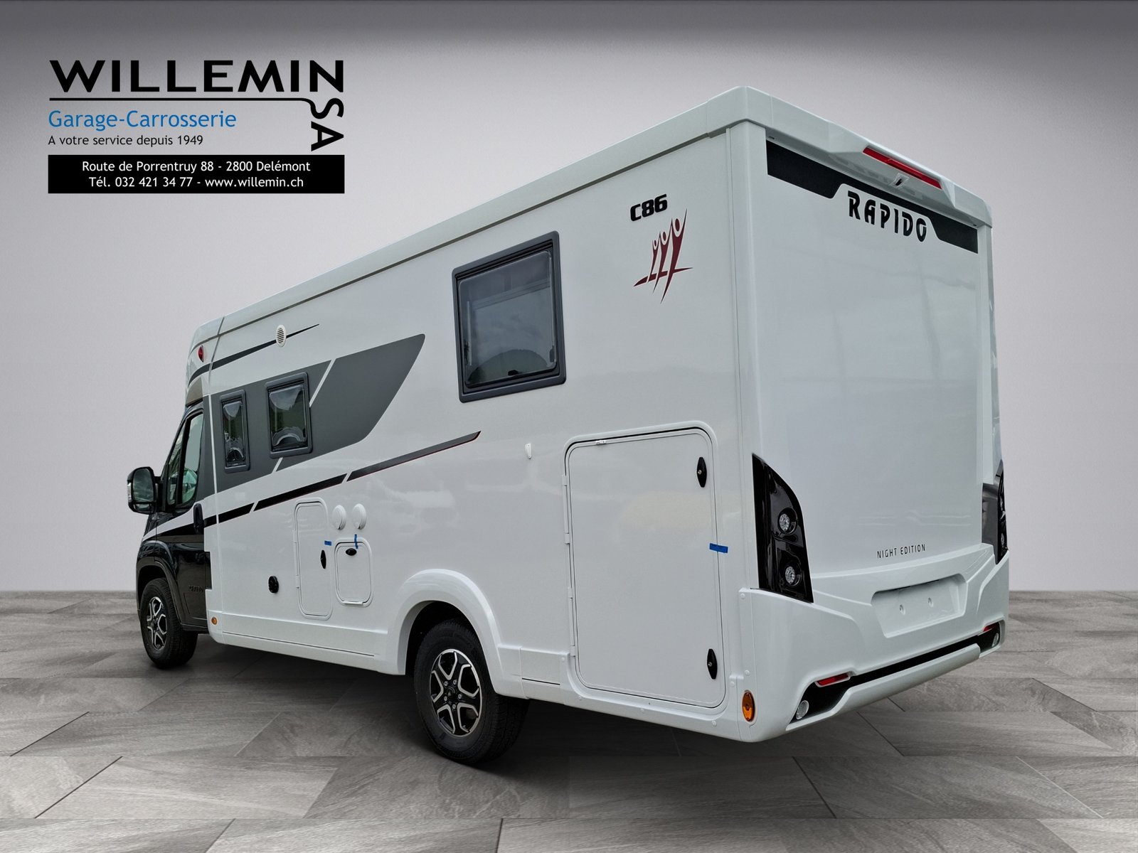 RAPIDO C86 Night Edition Automatique (Chauffage Diesel + Ele, Diesel, Vorführwagen, Automatik - 3