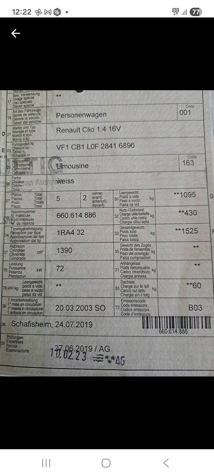 RENAULT Clio 1.4 16V Expression Confort, Benzin, Occasion / Gebraucht, Handschaltung - 4
