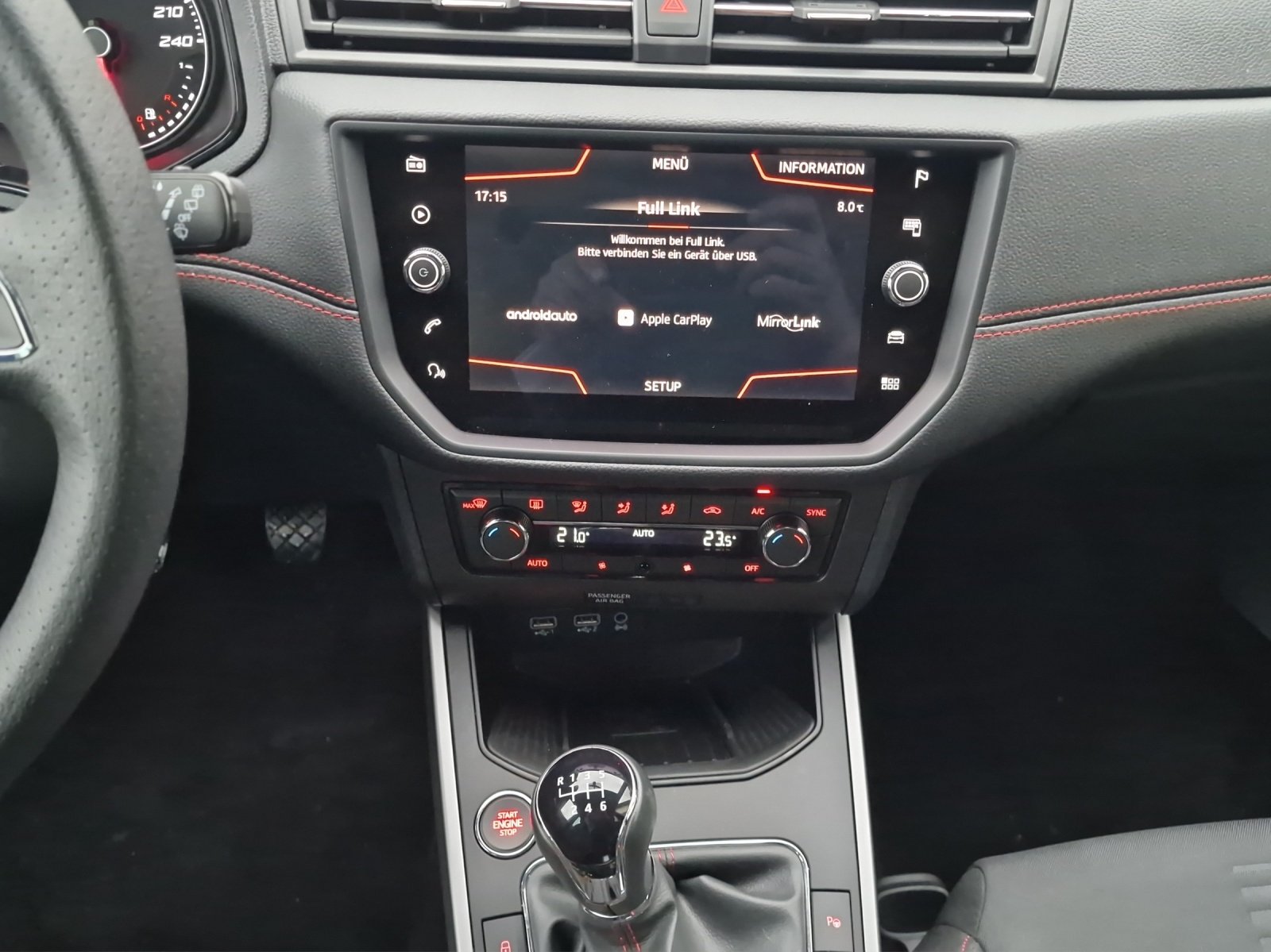 SEAT Arona 1.0 TGI FR, Gaz naturel (CNG) / Essense, Occasion / Utilisé, Manuelle - 7