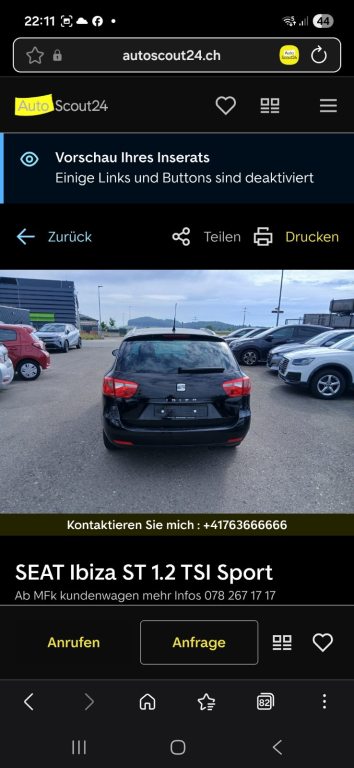 SEAT IBIZA 1.2 TSI Style, Benzina, Occasioni / Usate, Manuale - 6