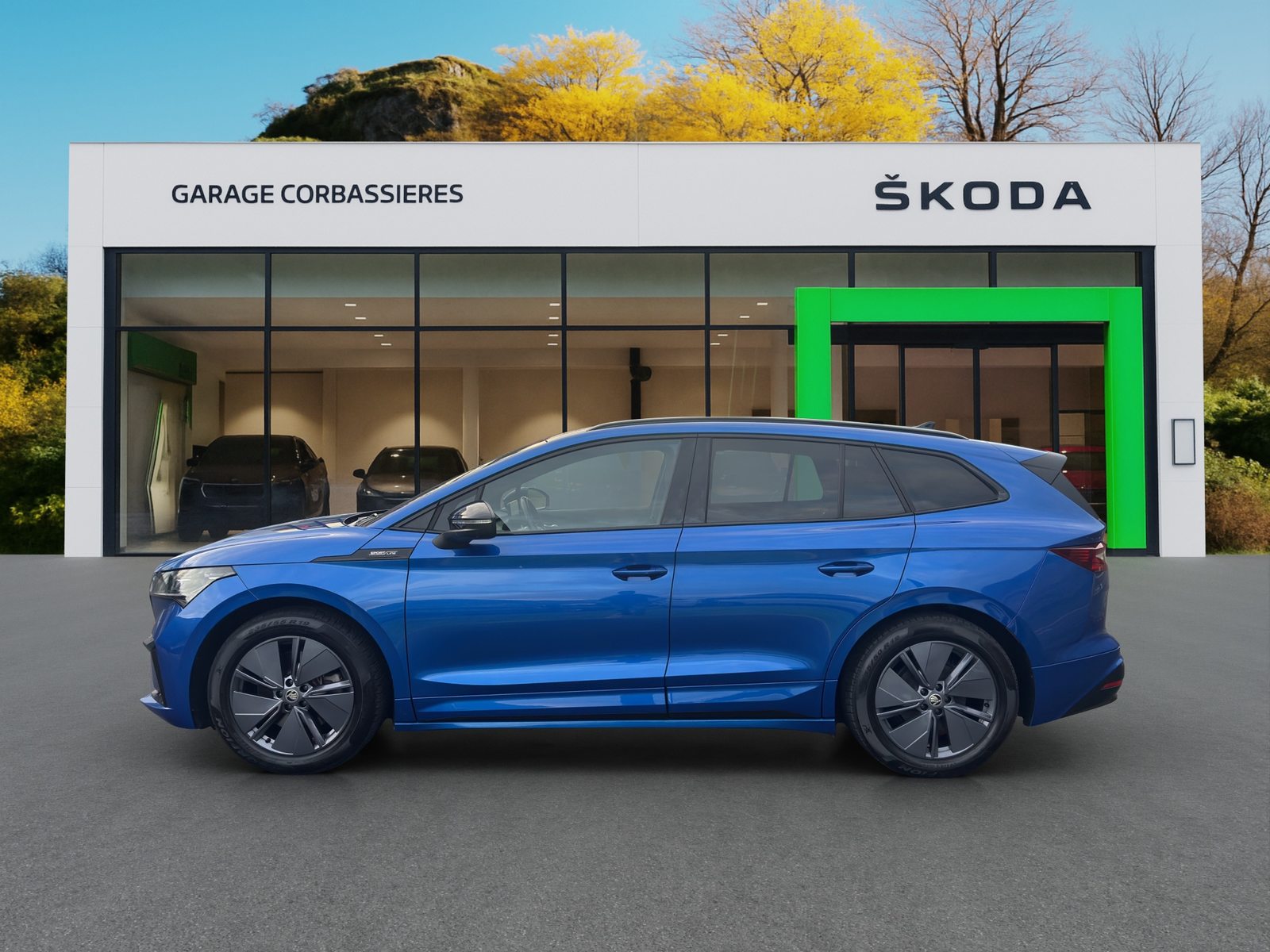 SKODA ENYAQ Sportline iV 80x 4x4, Electric, Second hand / Used, Automatic - 3