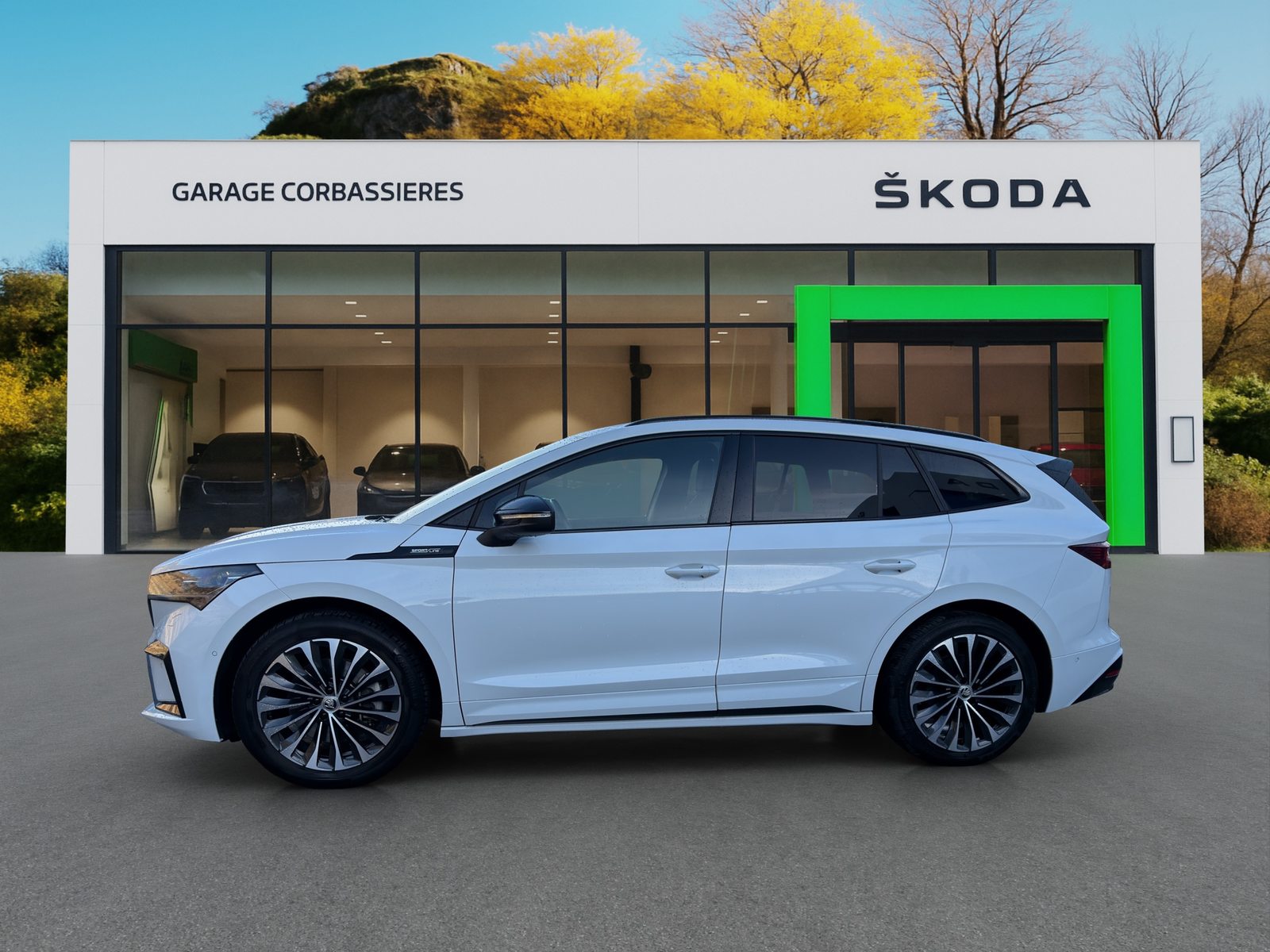 SKODA ENYAQ Sportline iV 80x 4x4, Electric, Second hand / Used, Automatic - 3