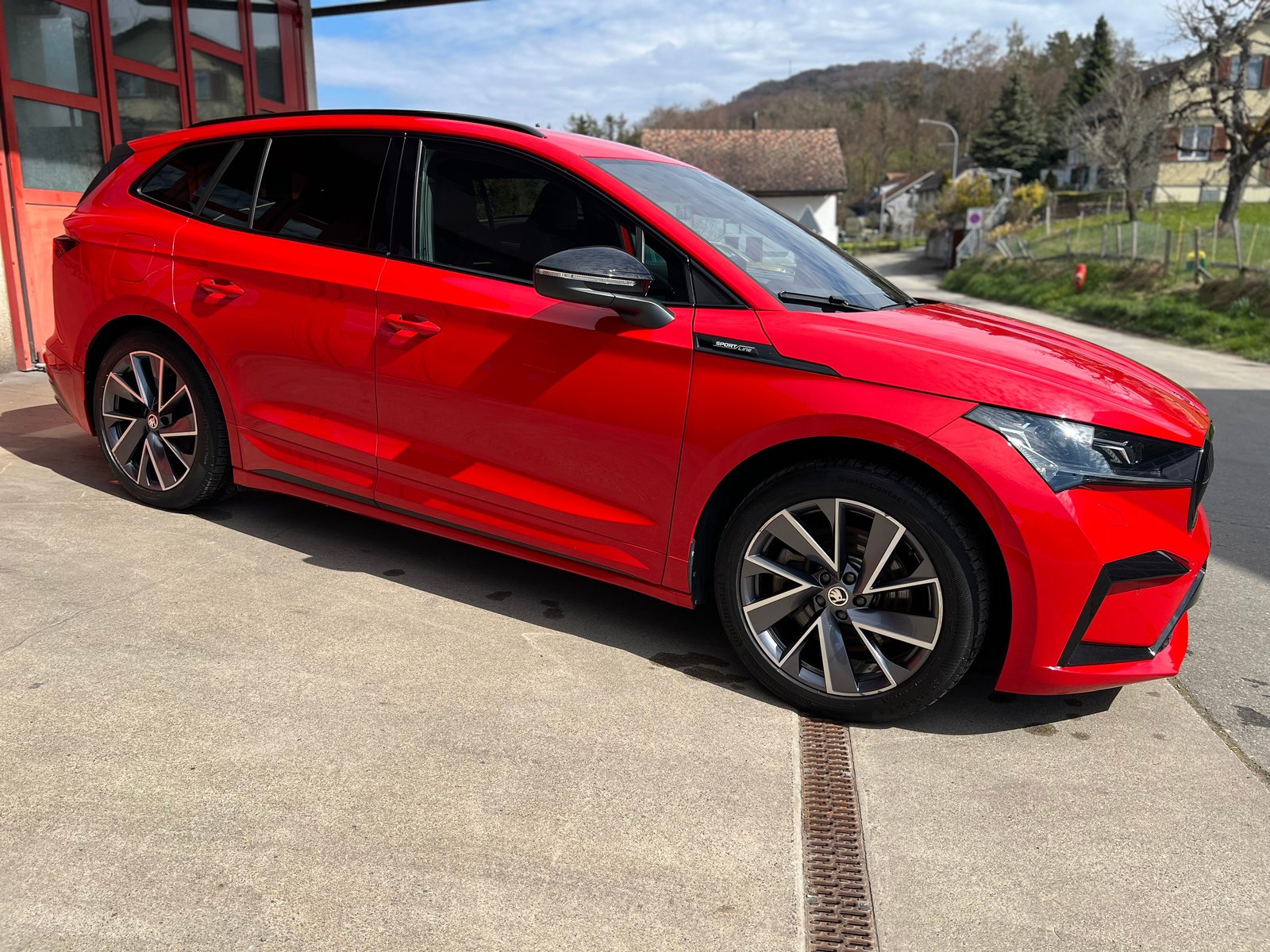 SKODA Enyaq iV 80x SportLine // SoH 92, Électrique, Occasion / Utilisé, Automatique - 7
