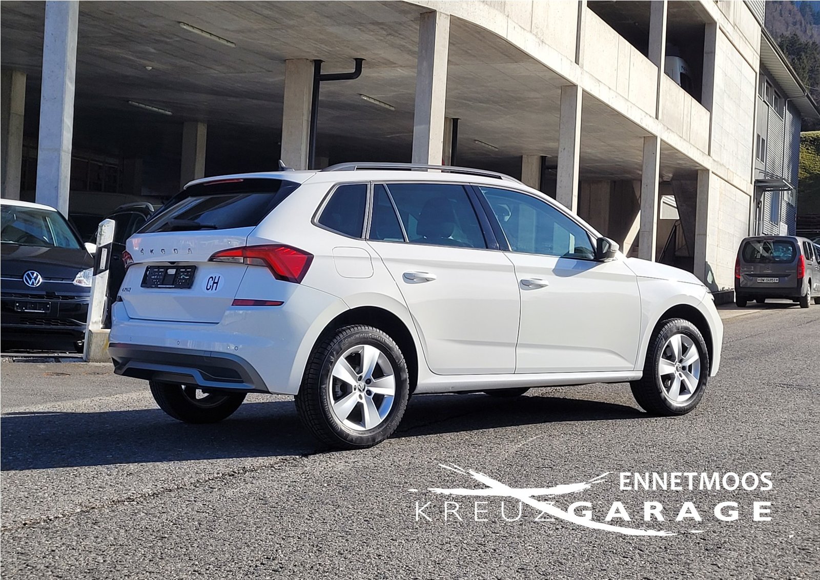 SKODA Kamiq 1.0 TSI Ambition DSG *Rückfahrkamera+8-fach ber, Essence, Occasion / Utilisé, Automatique - 7
