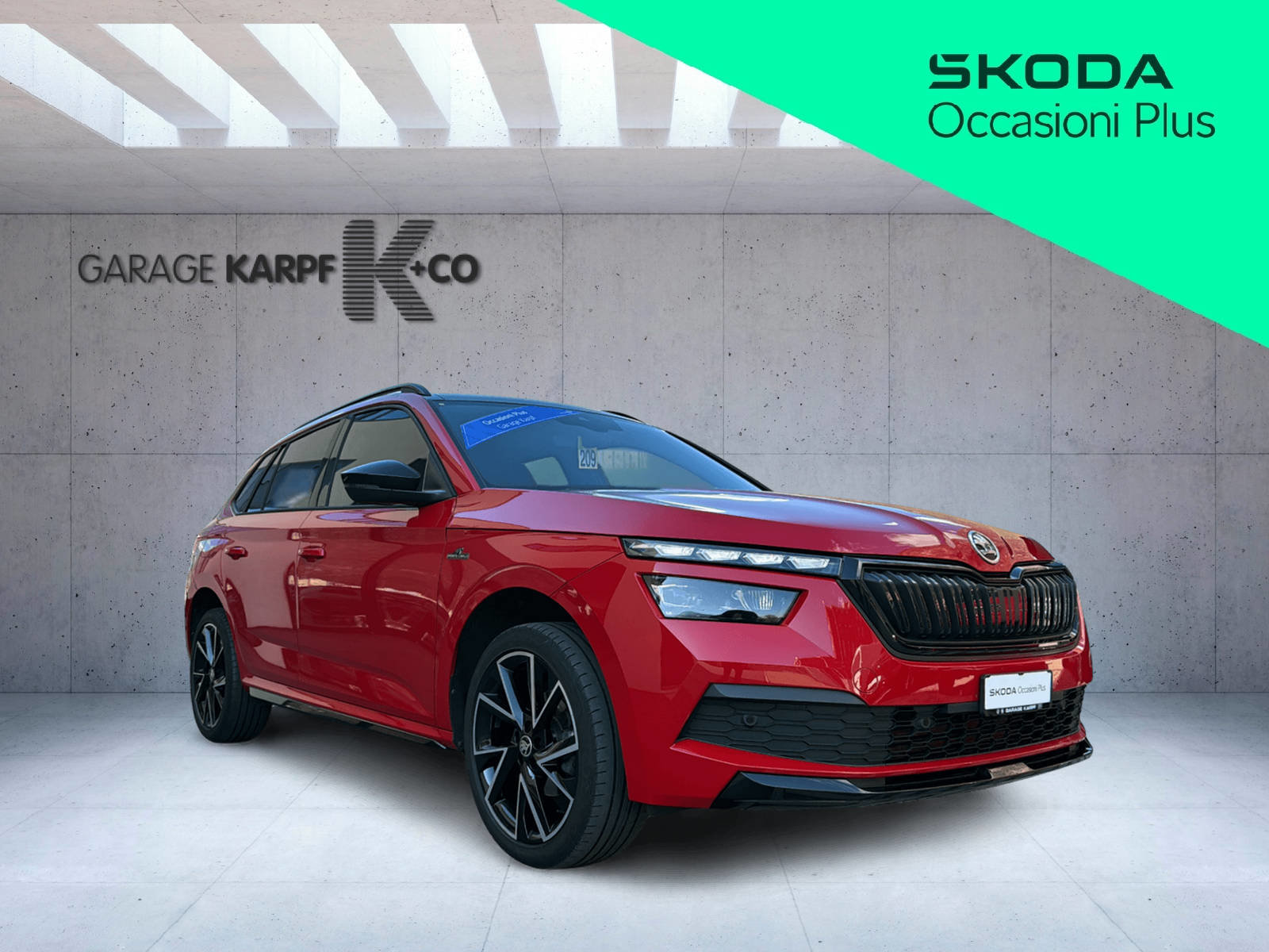 SKODA Kamiq 1.0 TSI Monte Carlo DSG, Benzin, Occasion / Gebraucht, Automatik - 7