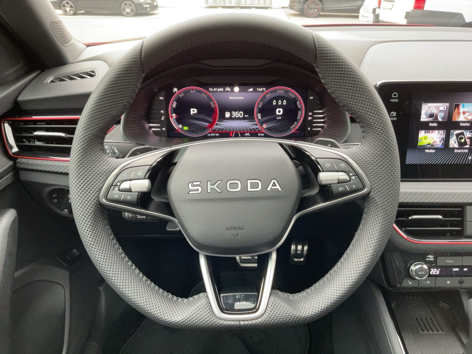 SKODA Kamiq Monte Carlo, Benzin, Occasion / Gebraucht, Automatik - 7