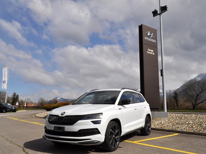 SKODA Karoq 2.0 TSI SportLine 4x4 DSG, Benzin, Occasion / Gebraucht, Automatik