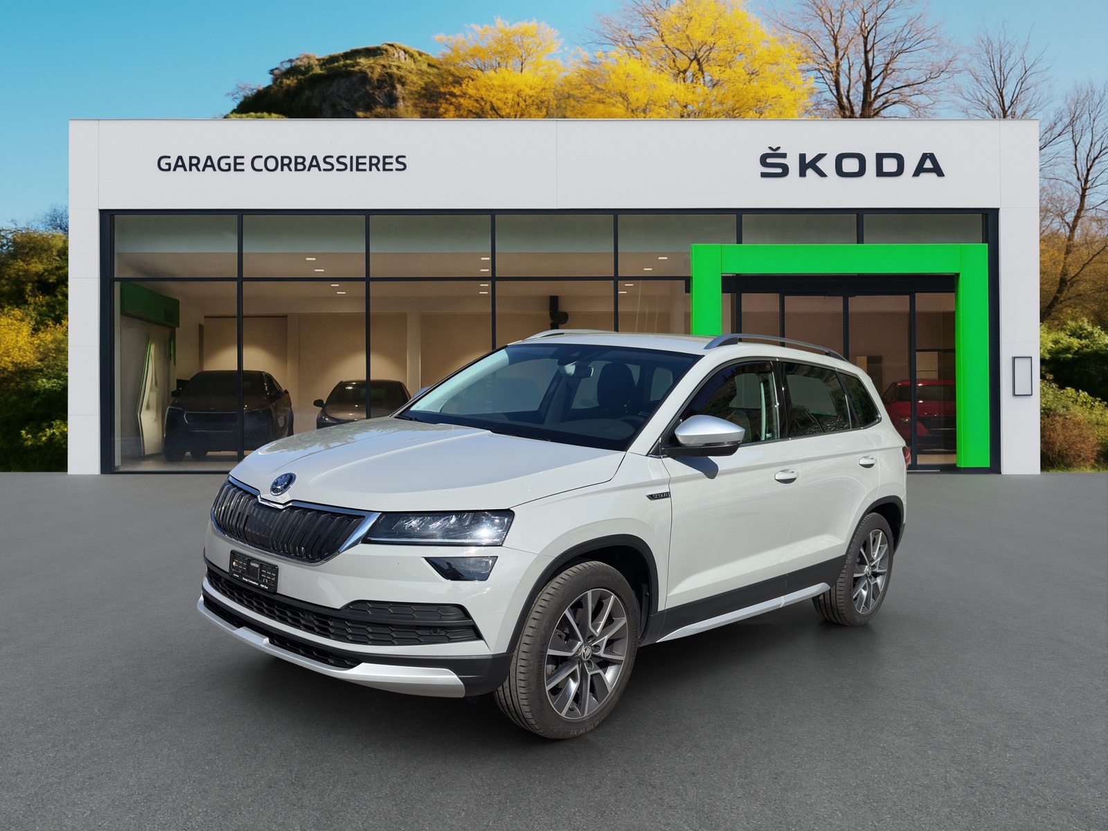 SKODA KAROQ Scout, Benzin, Occasion / Gebraucht, Automatik - 2
