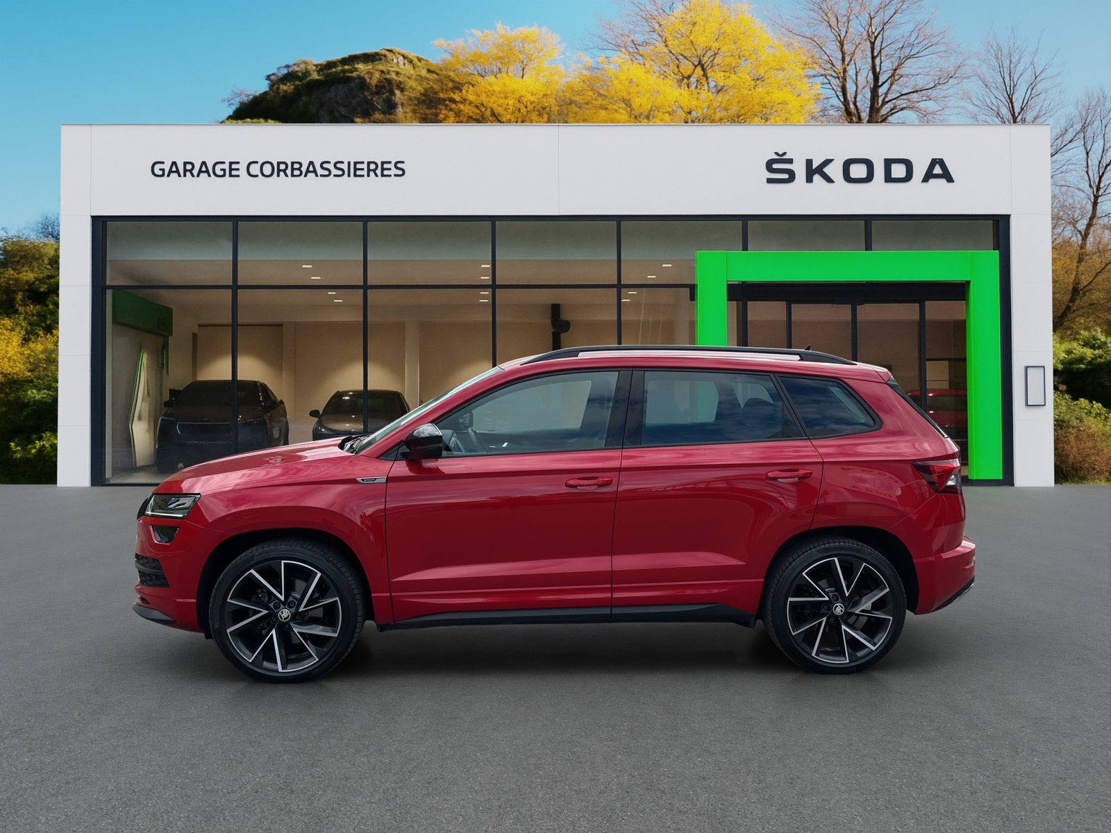 SKODA KAROQ SportLine, Benzin, Occasion / Gebraucht, Automatik - 2