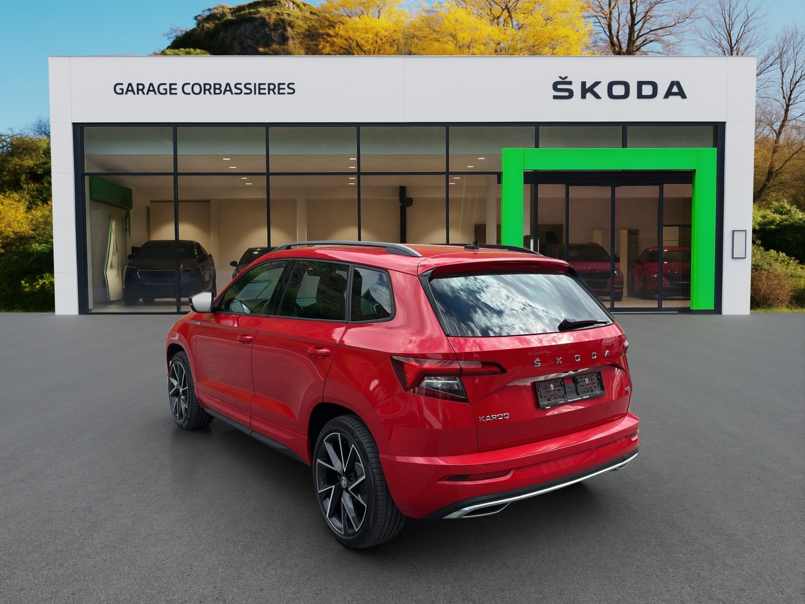 SKODA KAROQ SportLine, Benzin, Occasion / Gebraucht, Automatik - 6