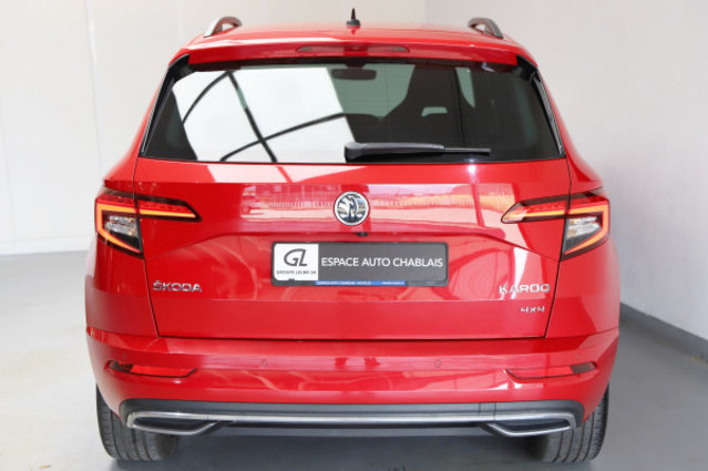 SKODA Karoq 2.0TSI SportL.4x4, Benzin, Occasion / Gebraucht, Automatik - 6
