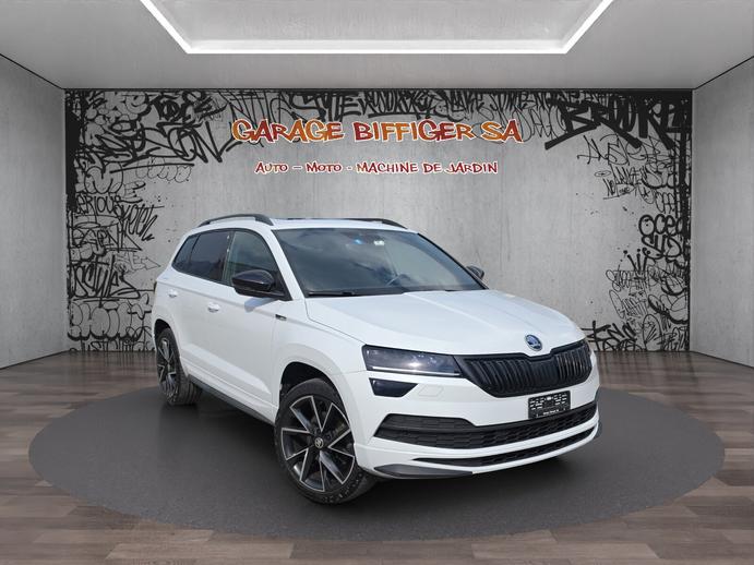 SKODA Karoq 2.0 TSI SportLine 4x4 DSG, Benzin, Occasion / Gebraucht, Automatik