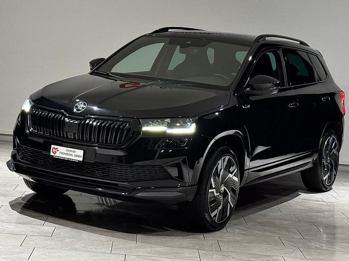 SKODA Karoq 2.0 TSI SportLine 4x4 DSG I AHK I 1.Hand I, Petrol, Second hand / Used, Automatic