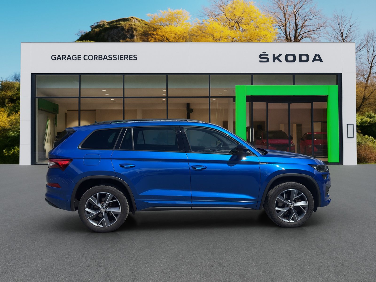 SKODA NEW KODIAQ SportLine, Benzin, Occasion / Gebraucht, Automatik - 7