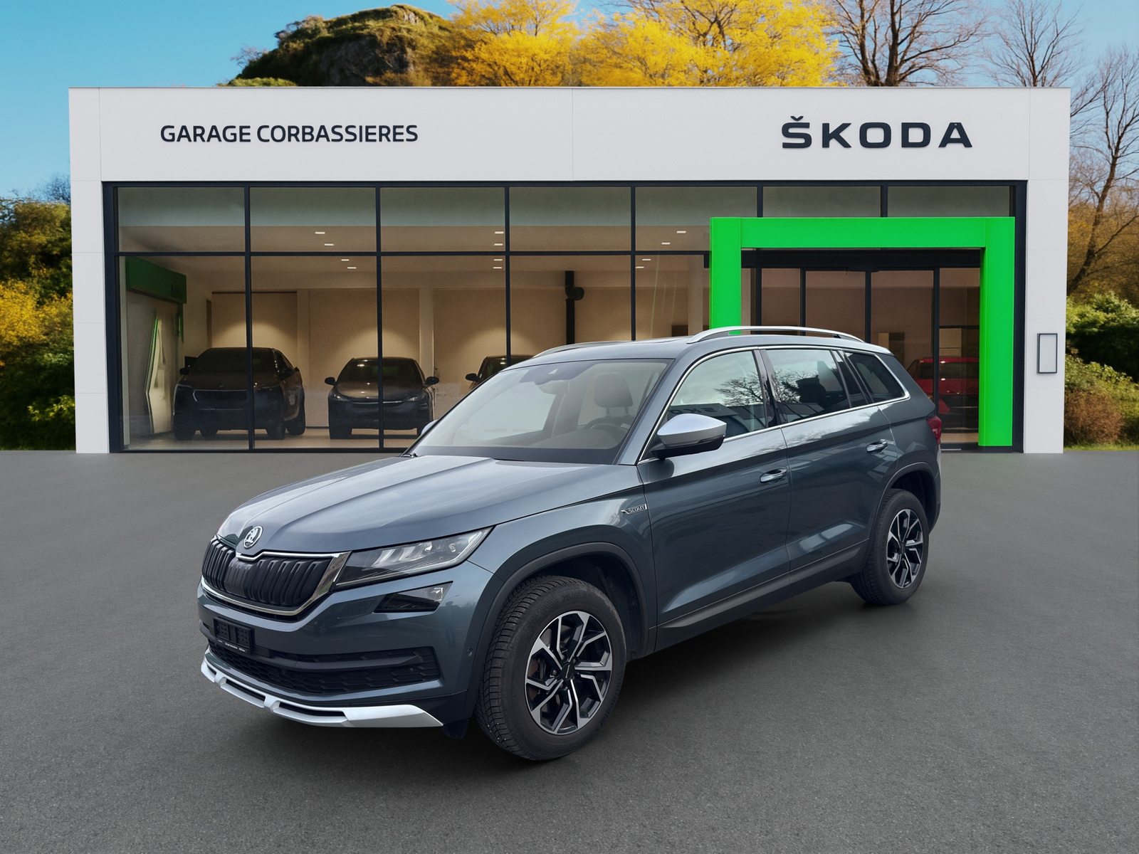 SKODA KODIAQ Scout, Benzin, Occasion / Gebraucht, Automatik - 2