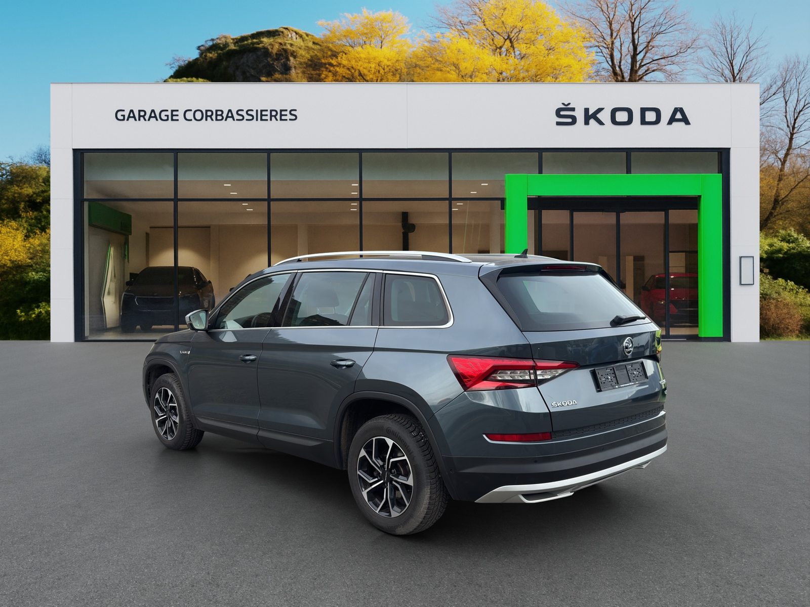 SKODA KODIAQ Scout, Benzin, Occasion / Gebraucht, Automatik - 4