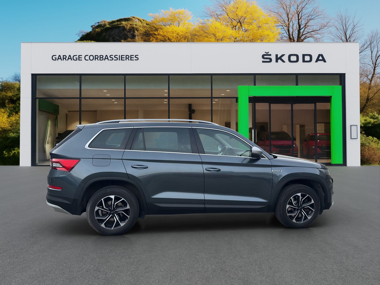 SKODA KODIAQ Scout, Benzin, Occasion / Gebraucht, Automatik - 7