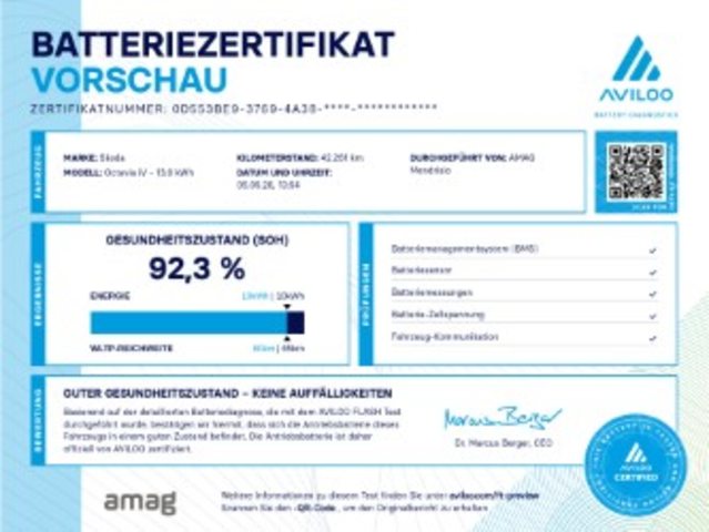 SKODA Octavia Ambition iV Plug-in-Hybrid, Voll-Hybrid Benzin/Elektro, Occasion / Gebraucht, Automatik - 2