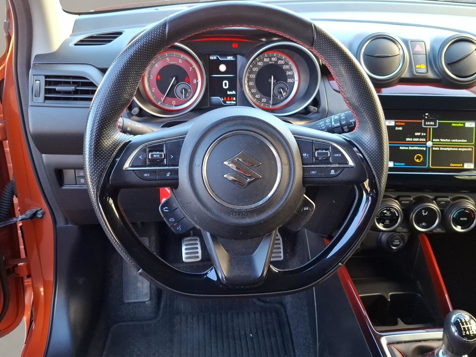 SUZUKI Swift 1.4 T Sport Compact Top Hybrid, Hybride Léger Essence/Électricité, Occasion / Utilisé, Manuelle - 6