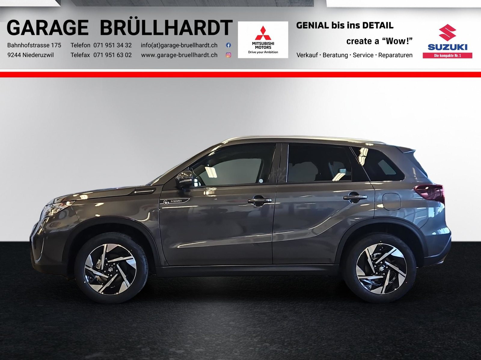 SUZUKI Vitara 1.4 T Sakura Top Hybrid 4x4, Hybride Leggero Benzina/Elettrica, Auto nuove, Automatico - 3