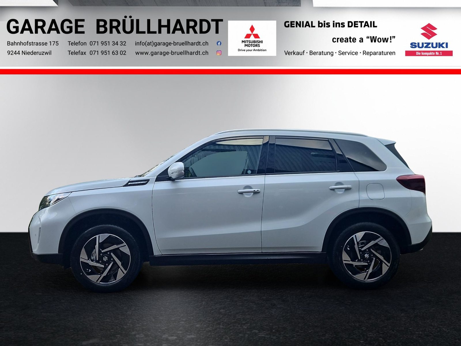 SUZUKI Vitara 1.4 T Compact Top Hybrid 4x4 mit AHK, Mild-Hybrid Benzin/Elektro, Neuwagen, Automatik - 4