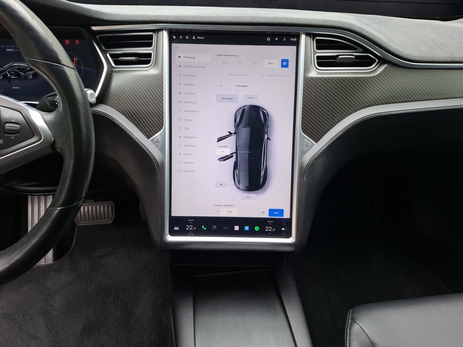 TESLA Model S 90 D, Elektro, Occasion / Gebraucht, Automatik - 7