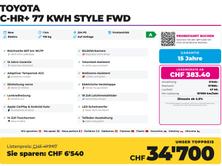 TOYOTA C-HR+ 77 kWh Style FWD Reichweite 607 km, Elektro, Neuwagen, Automatik - 2