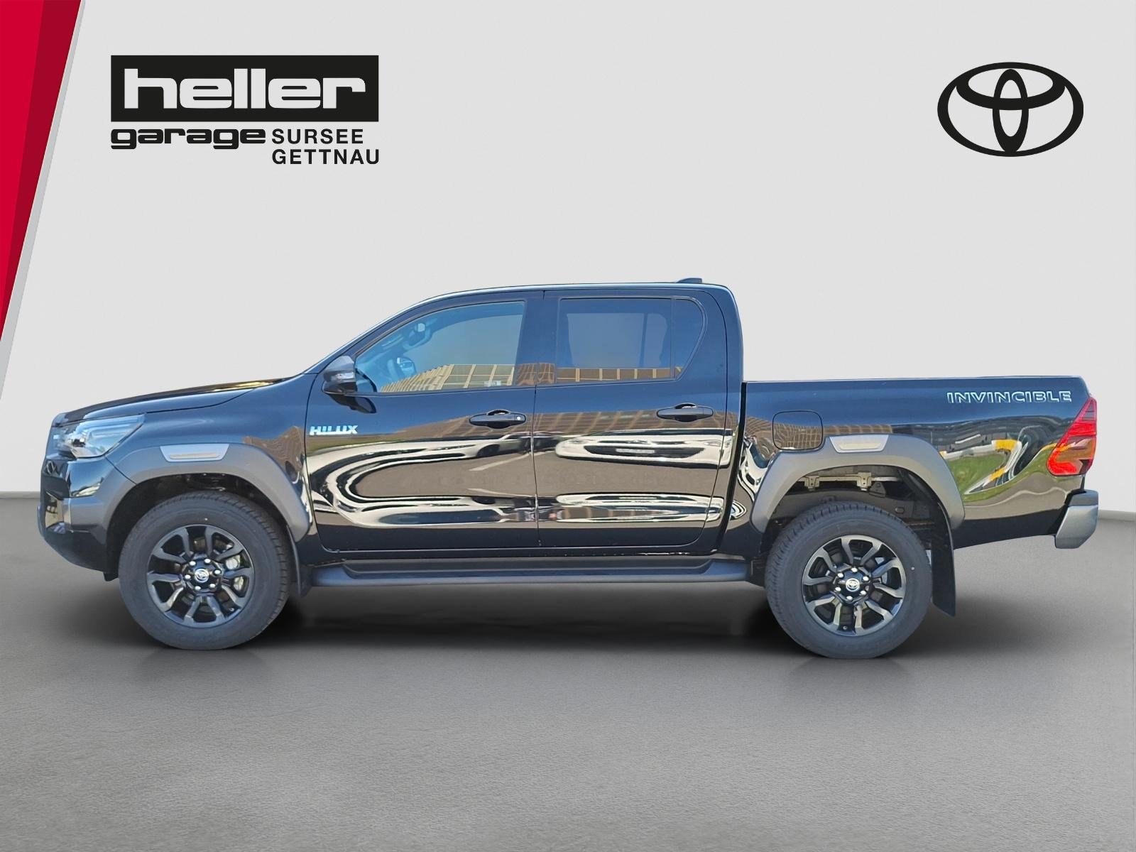 TOYOTA Hilux Double Cab.-Pick-up 2.8 D-4D MHEV 204 Invincible, Hybride Léger Diesel/Électricité, Voiture nouvelle, Automatique - 3