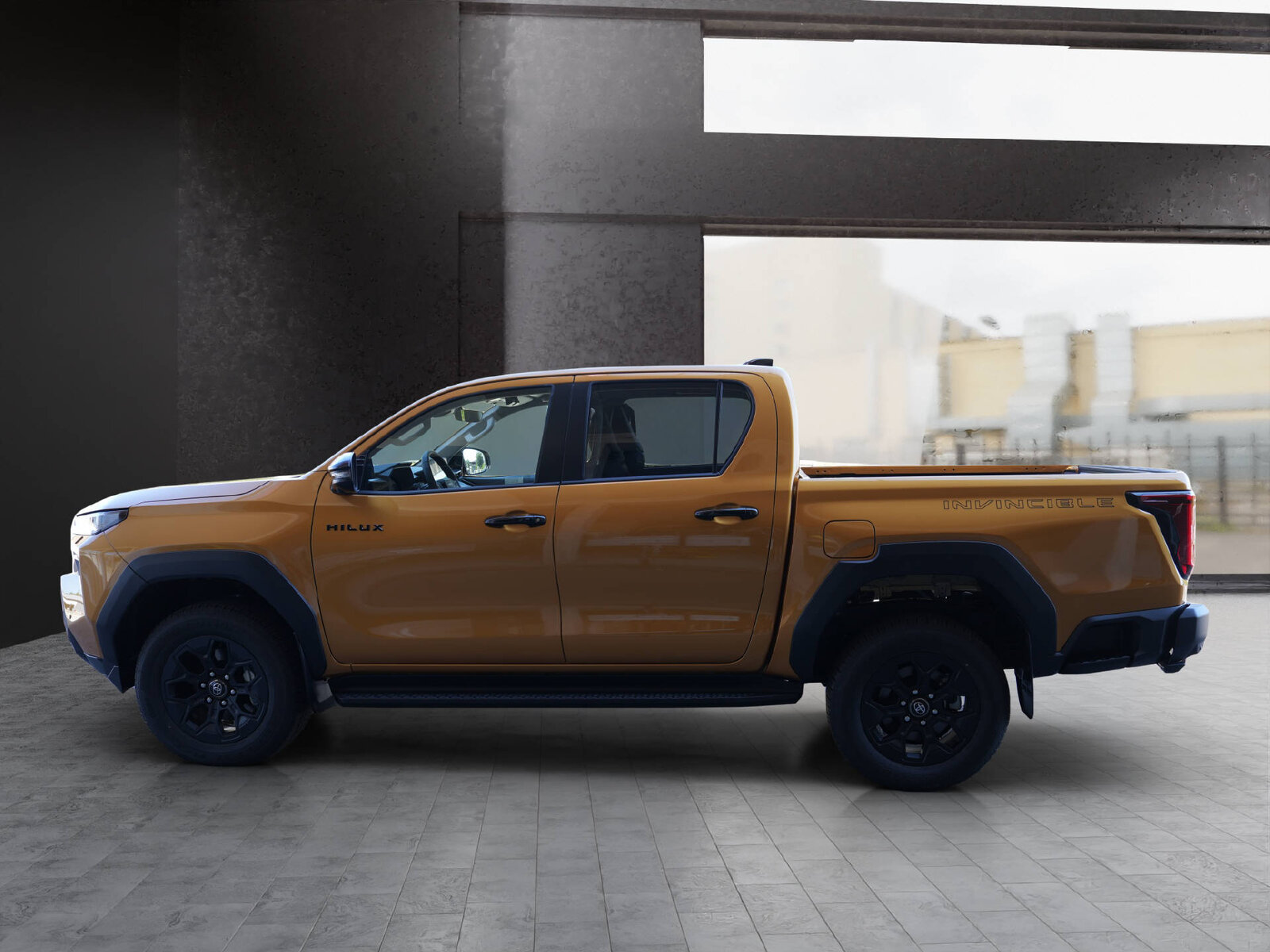 TOYOTA Hilux Double Cab.-Pick-up 2.8 D-4D MHEV 204 Invincible, Hybride Leggero Diesel/Elettrica, Auto nuove, Automatico - 3