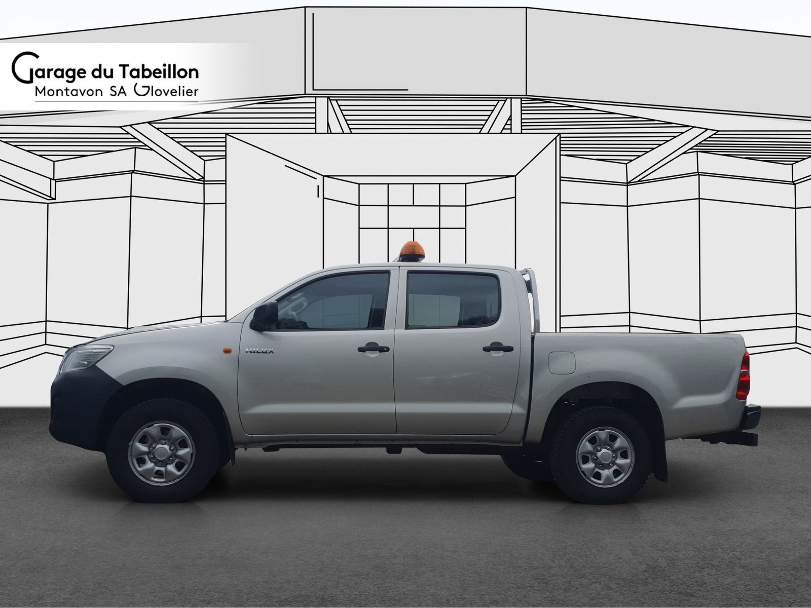 TOYOTA Hilux Double Cab.-pick-up 2.5 D-4D Linea Luna, Diesel, Occasion / Utilisé, Manuelle - 2