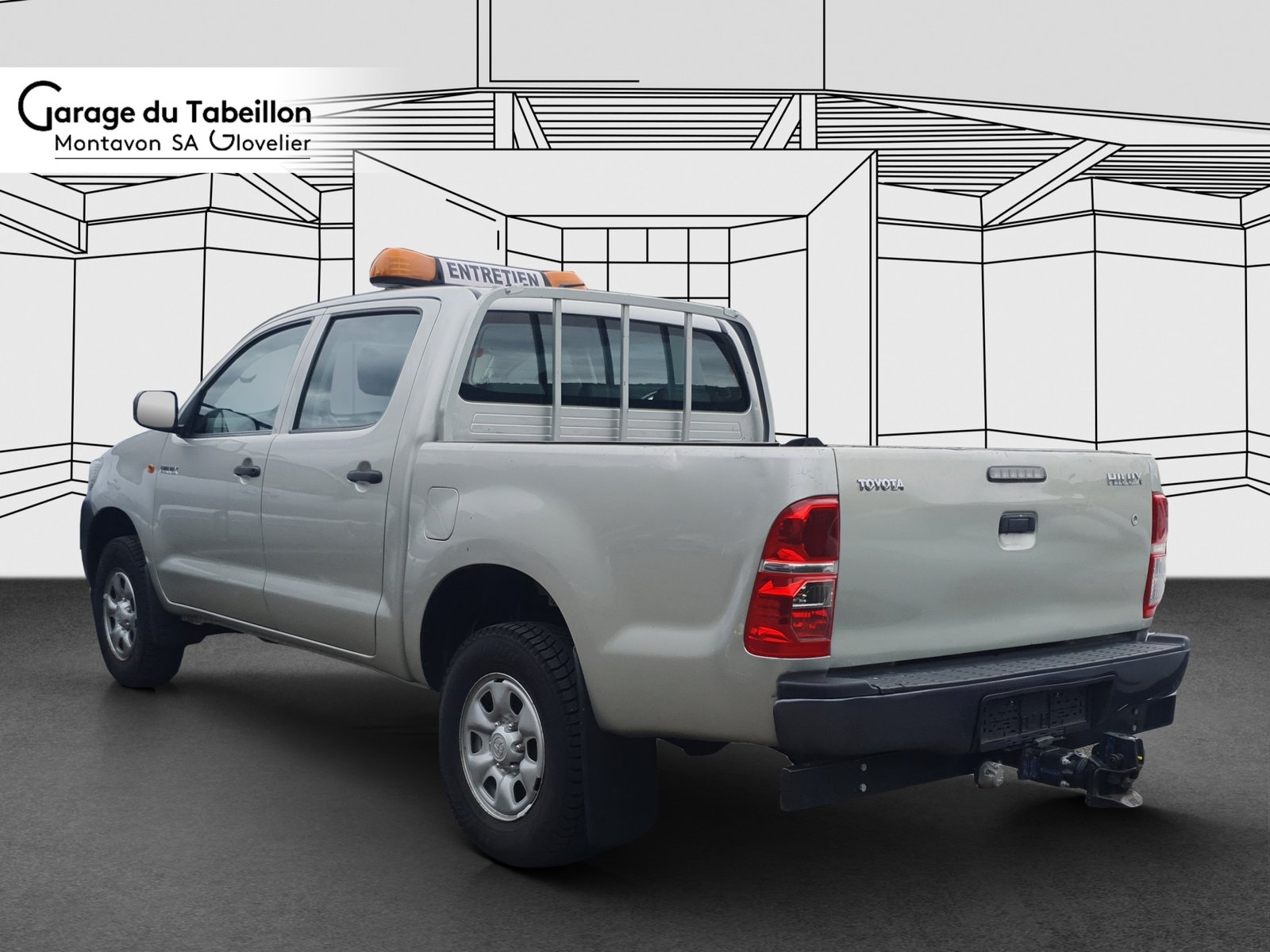 TOYOTA Hilux Double Cab.-pick-up 2.5 D-4D Linea Luna, Diesel, Occasion / Utilisé, Manuelle - 3