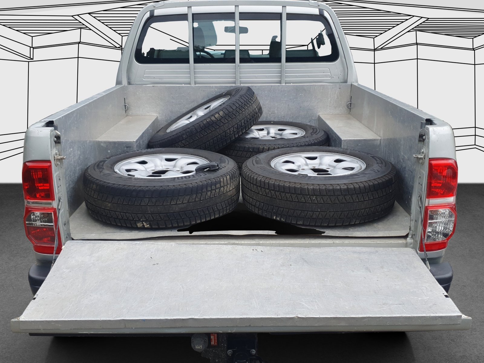 TOYOTA Hilux Double Cab.-pick-up 2.5 D-4D Linea Luna, Diesel, Occasion / Utilisé, Manuelle - 5