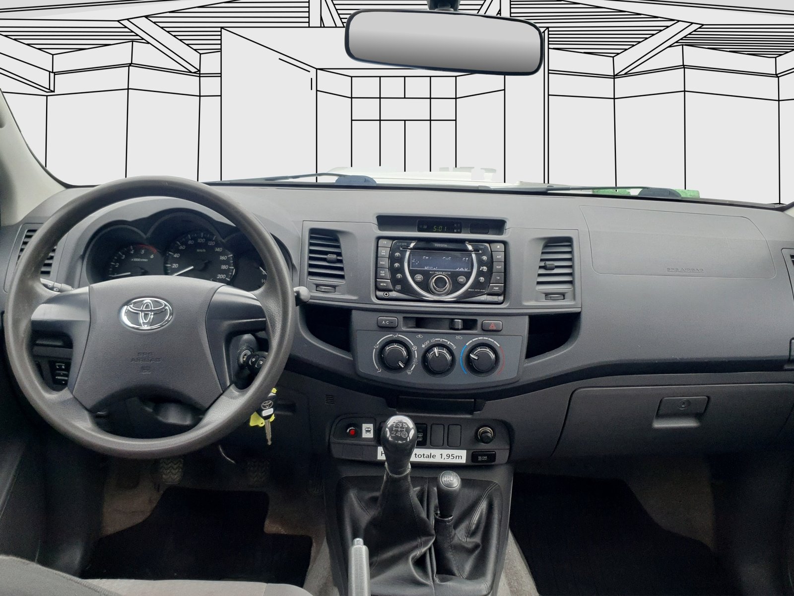 TOYOTA Hilux Double Cab.-pick-up 2.5 D-4D Linea Luna, Diesel, Occasion / Utilisé, Manuelle - 7