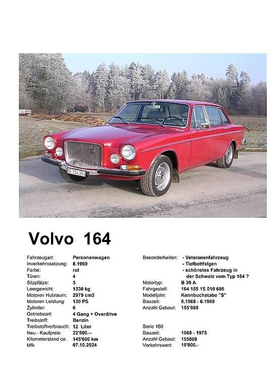VOLVO 164, Benzina, Occasioni / Usate, Manuale - 5