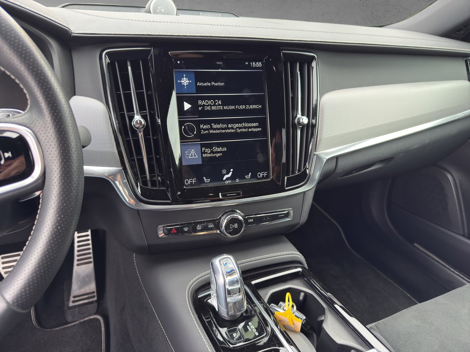 VOLVO S90 T8 eAWD Twin Engine R-Design Geartronic, Plug-in-Hybrid Benzina/Elettrica, Occasioni / Usate, Automatico - 7