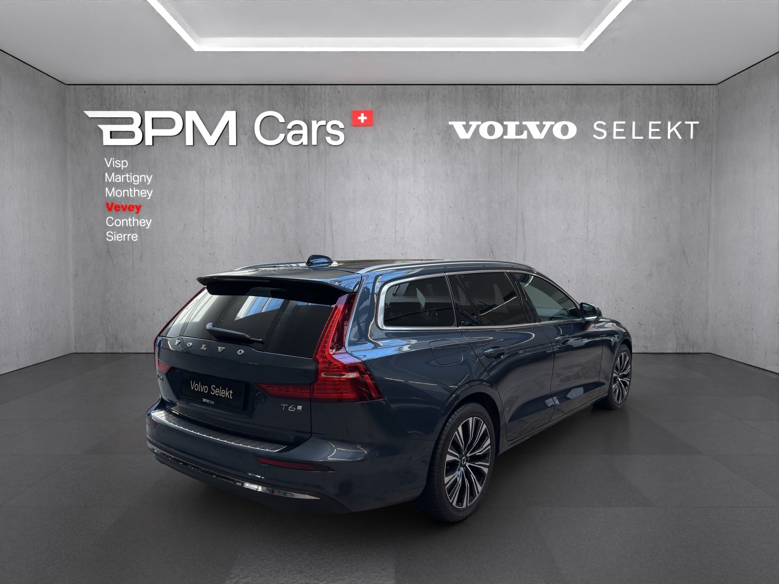 VOLVO V60 T6 eAWD Plug in Hybrid Ultra Bright Geartronic, Hybride Rechargeable Essence/Électricité, Occasion / Utilisé, Automatique - 5