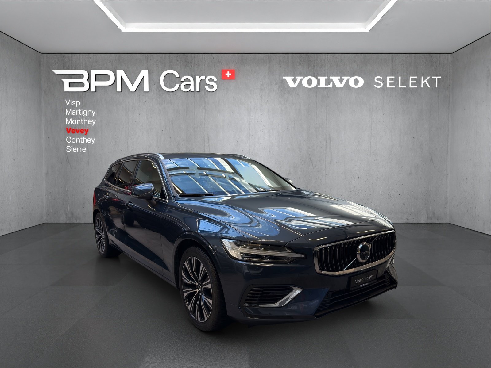 VOLVO V60 T6 eAWD Plug in Hybrid Ultra Bright Geartronic, Hybride Rechargeable Essence/Électricité, Occasion / Utilisé, Automatique - 6