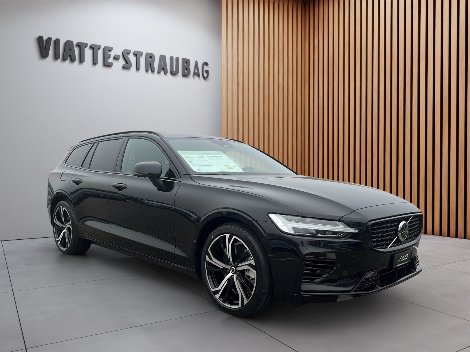 VOLVO V60 2.0 T6 TE Ultra Dark eAWD, Hybride Rechargeable Essence/Électricité, Voiture de démonstration, Automatique - 2