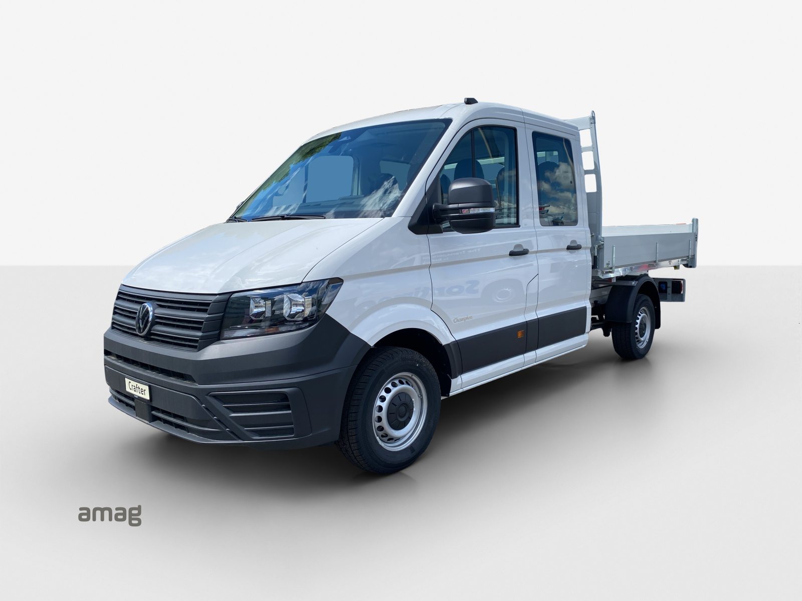 VW Crafter 35 Chassis-Doppelkabine Champion RS 3640 mm Singlebe, Diesel, Voiture nouvelle, Automatique