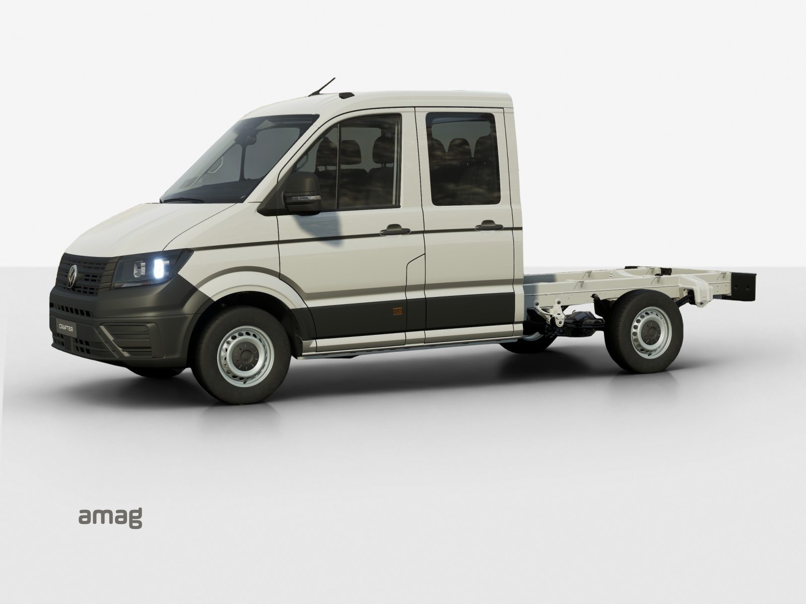 VW Crafter 35 Chassis-Doppelkabine Champion RS 3640 mm Singlebe, Diesel, Voiture nouvelle, Manuelle - 3
