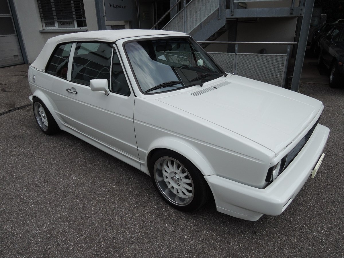 VW Golf Cabriolet 1800 GL Quartett/Special/White, Essence, Occasion / Utilisé, Manuelle - 2