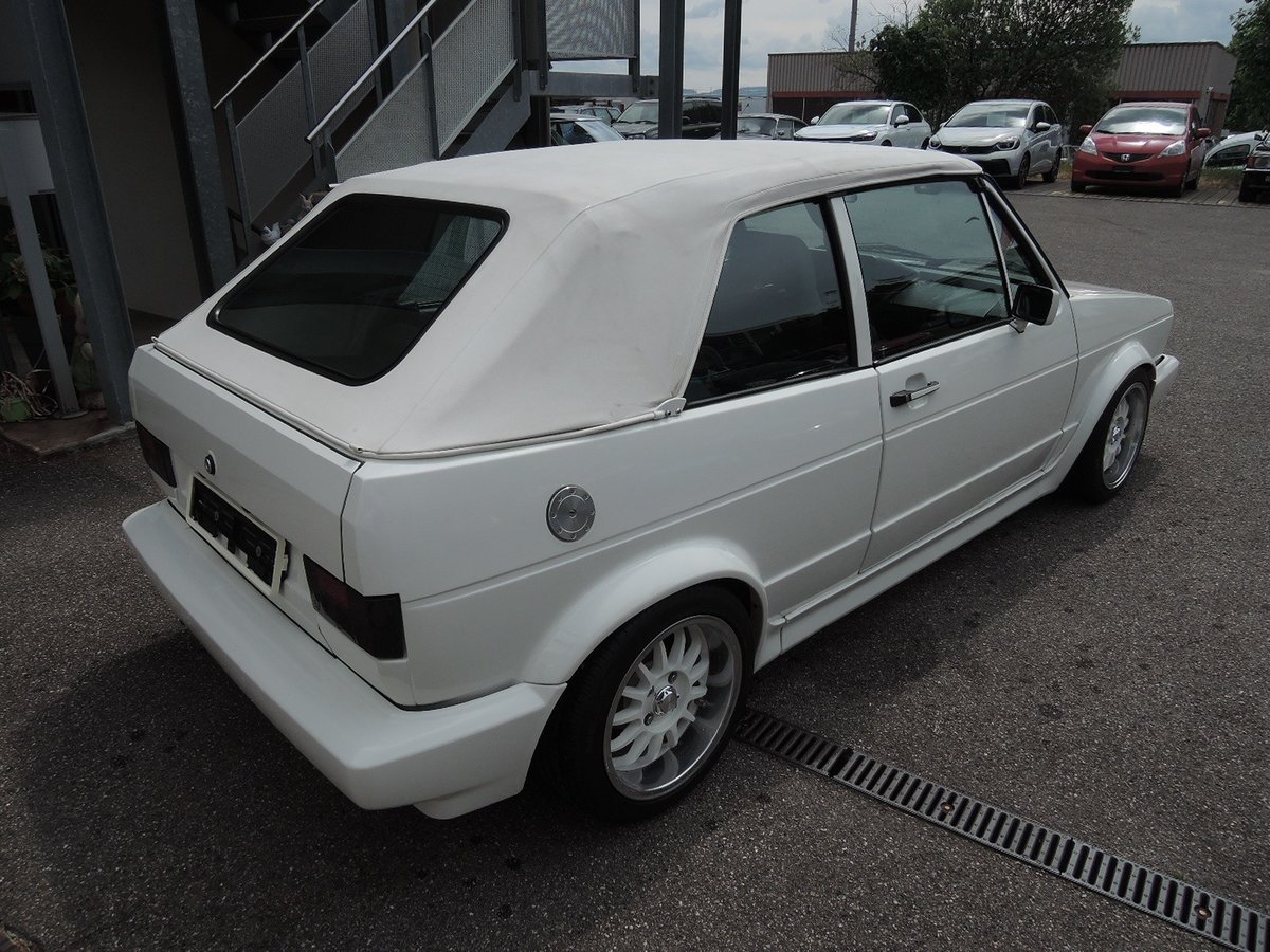 VW Golf Cabriolet 1800 GL Quartett/Special/White, Essence, Occasion / Utilisé, Manuelle - 4